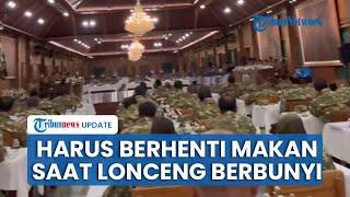 Para Menteri Makan ala Militer, Harus Selesai saat Lonceng Berbunyi hingga Teriak 'Terima Kasih'