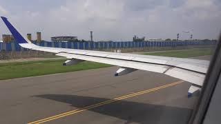 INDIGO AIRLINES,  6E-6236  I.G.I. AIRPORT, T-3 ।। TAKEOFF  VIDEO ।। DELHI AERIAL VIEW ON  16-8-2020