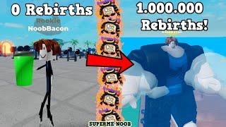 Noob Have 8 Chaos Overlords Packs!! - 1 Million Rebirths a Week - Muscle Legends 