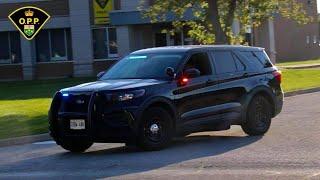 Responding - O.P.P. 2020 Stealth Ford FPIU - Lights & Sirens