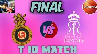 FINAL MATCH | RR vs RCB | CRICKETIFY!