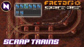 ELAVATED TRAIN SYSTEM ️ Infinite Scrap | 12 | Factorio SPACE AGE