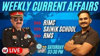 10/09/22 Weekly Current Affairs | Daily Current Affairs Today 2022 || RIMC | Sainik School | RMS