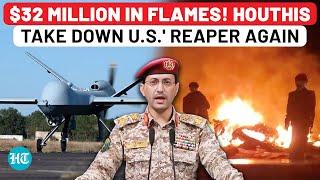 Reaper's Curse Continues: Houthis Leave U.S. Red Faced, Claim 14th Drone Downing in Ongoing Assault