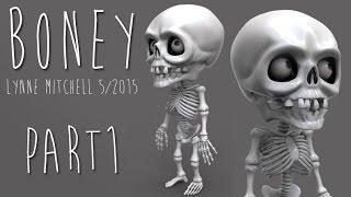 ZBrush 4R7 - Boney Part 1