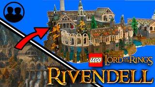 MASSIVE 20,000+ PIECE LEGO LORD OF THE RINGS RIVENDELL MOC