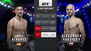 Joel Alvarez Vs Alexander Yakovlev / Джоель Альварез против Александр Яковлев / HD