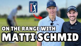 So bereitet sich PGA Tour Spieler Matti Schmid auf eine Golfrunde vor