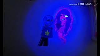 Sans skalate and Diana angel ghost