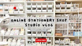 Behind the Scene of Online Stationery Shop | Studio Vlog