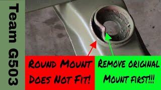 Willys MB Transfer Case Mount / Large Snubber Installation G503 TV