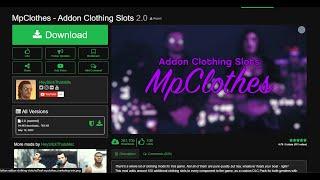 GTA V MpClothes - Addon Clothing Slots Tutorial Male/Female