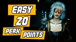 Cyberpunk 2077: FREE 20 PERK POINTS (Fast&Early)