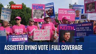 Assisted dying bill passed by MPs | Sky News coverage