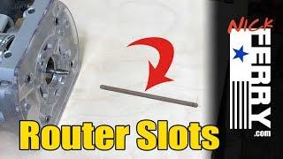 Ⓕ Quick & Accurate Router Slots Trick - (ep94)