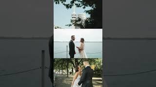 Toronto Wedding First Look Downtown