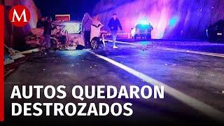 Fatal accidente en autopista Puebla-Tlaxcala deja cinco muertos