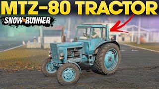 New MTZ-80 Tractor in SnowRunner Offroad Driving Gameplay + Overview