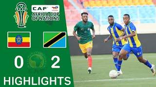 Ethiopia vs Tanzania 0-2 HIGHLIGHTS | CAF Africa Cup Of Nations Qualifiers 2025