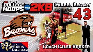 Caleb Booker Career Legacy | College Basketball 2K8 | Livestream 43