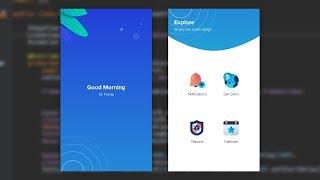 Splash Home Mobile UI Design Animation Adobe Xd to Android Studio Tutorial