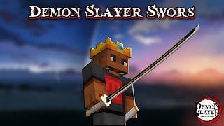 Demon Slayer Sword Texture Pack for MCPE.