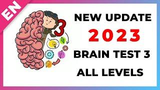 brain test 3 | NEW UPDATE 2023  All levels Solution walkthrough