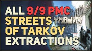 All Streets of Tarkov PMC Exit Extraction Locations Escape from Tarkov