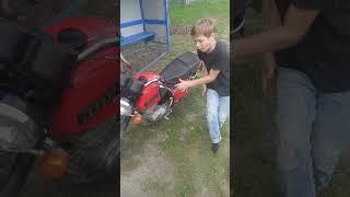 Тапочки слетели #мотоцикл #иж #планета5 # юпитер5 #мото #эндуро