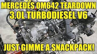 Mercedes OM642 3.0L TurboDiesel V6 Teardown. This is Exactly How NOT To Treat Your Car!