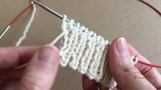 How to knit perfect EDGE STITCHES - for rib 1x1 (K1 P1)