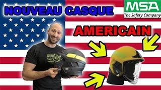 Nouveau casque POMPIER américain     par MSA/GALLET