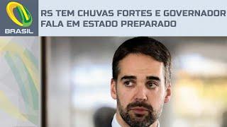 Eduardo Leite diz que Rio Grande do Sul está mais preparado para chuvas, mas 2 pessoas já morreram