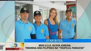 BT: Miss USA Olivia Jordan, tinawag ang Pilipinas na 'Tropical Paradise'