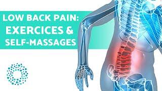 LOWER BACK PAIN  Treatment with EXERCISES, SELF-MASSAGES and STRETCHES 