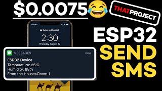 Send an SMS from ESP32 (ft. Twilio)