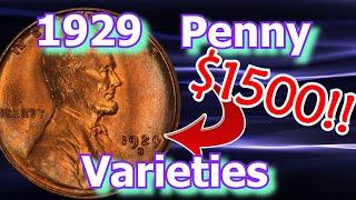 How To Identify the 1929 S over S Wheat Cent Varieties Worth Money