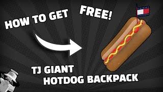 How To Get TJ Giant Hotdog Backpack | Tommy Play | Roblox