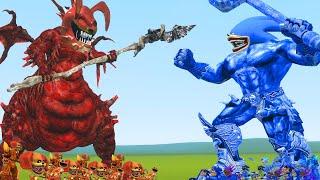 NEW THOR SHIN SONIC TAPES FAMILY VS POPPY PLAYTIME MONSTER DOGDAY DEMON FAMILY In Garry's Mod