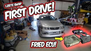 First Start & Drive! - JZX100 1JZ-GTE Swap!