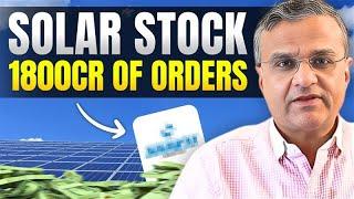 Midcap Solar Pump Stock With 1800CR Orderbook | Best Stocks To Buy Now ! | पैसा Maker