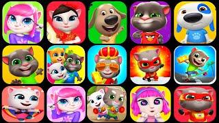 Tom Candy Run/Tom & Ben News/Tom Time Rush/Talking Ginger/My Talking Tom/Tom Jetski2/Tom Hero/Hank