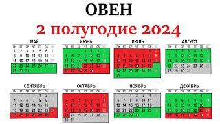 ОВЕН2 полугодие 2024 г. Таро прогноз - гороскоп июль/ август/сентябрь/октябрь/ноябрь/декабрь