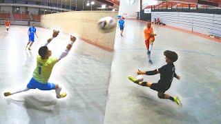 PORTERO VETERANO VS PORTERO CADETE (40 VS 14 AÑOS) DESAFIO EPICO | FUTSAL