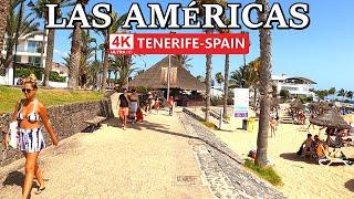 TENERIFE - PLAYA DE LAS AMÉRICAS | See the Current Situation - 30 Degrees  4K Walk ● August 2024