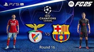 FC 25 - Benfica vs. Barcelona | UEFA Champions League Round 16 Full Match | PS5™ Pro [4K60]