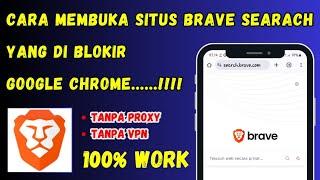 Cara Membuka Situs BRAVE SEARCH Yang di Blokir Google chrome// situs Pengganti YANDEX 2024