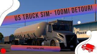 ATS Realistic Gameplay | Volvo VNL | Topeka to Marysville | Hard Economy Mod