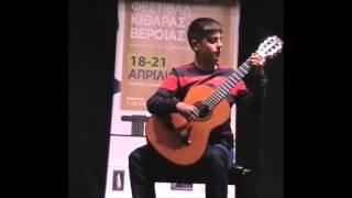 Thodoris Theodoroudis 1st Prize 11th International Guitar Festival 2012 Veria