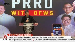 Duterte's drug war: Former Philippine president says will accept arrest if ICC issues warrant